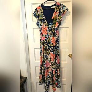 Floral Maxi Dress - Multicolor